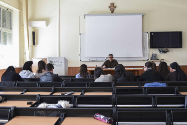 Aula magna lezione Lumsa s.silvia